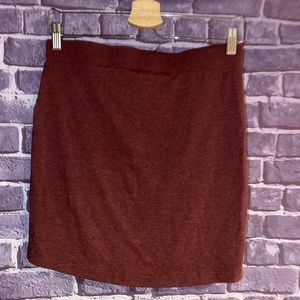 Divided brand burgundy pencil skirt size small.
